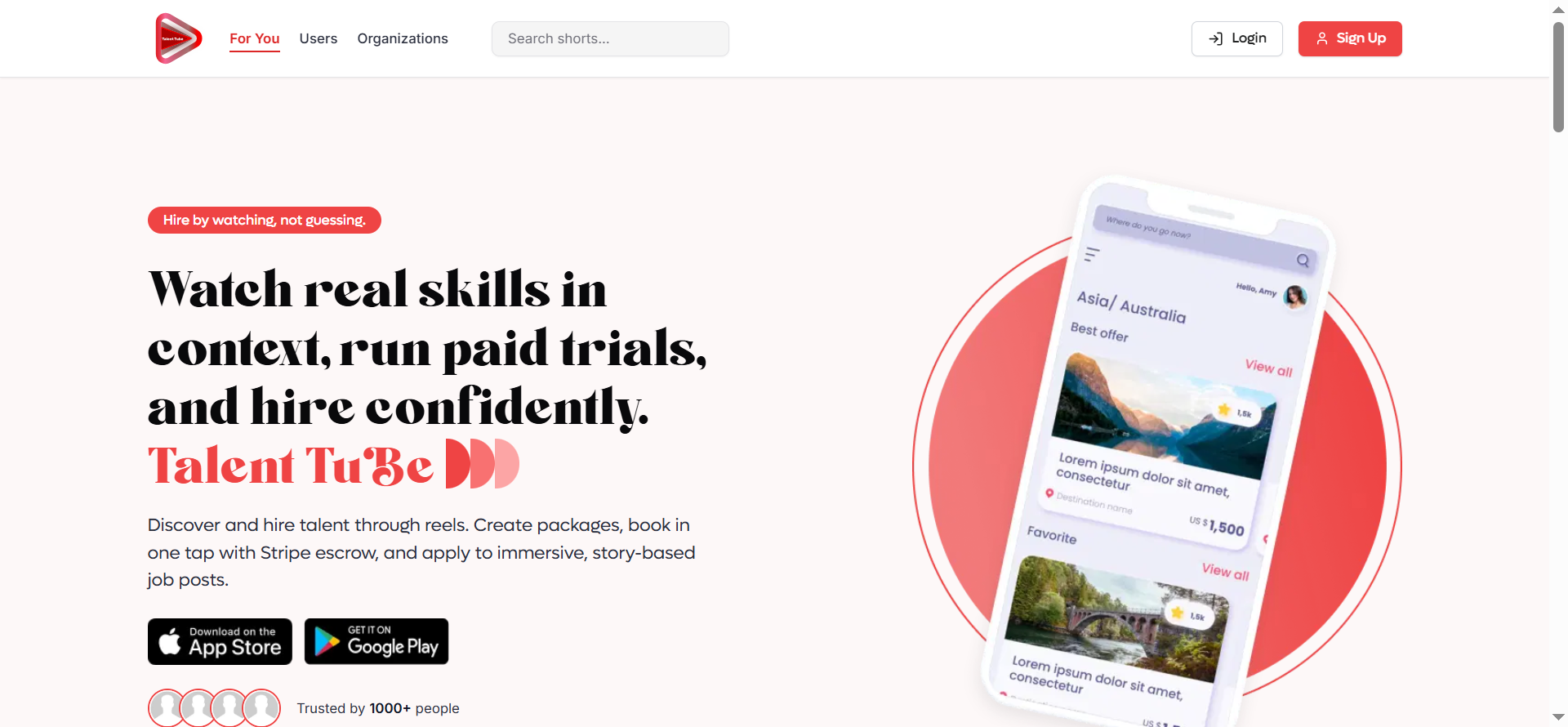 TalenTube — screenshot 1