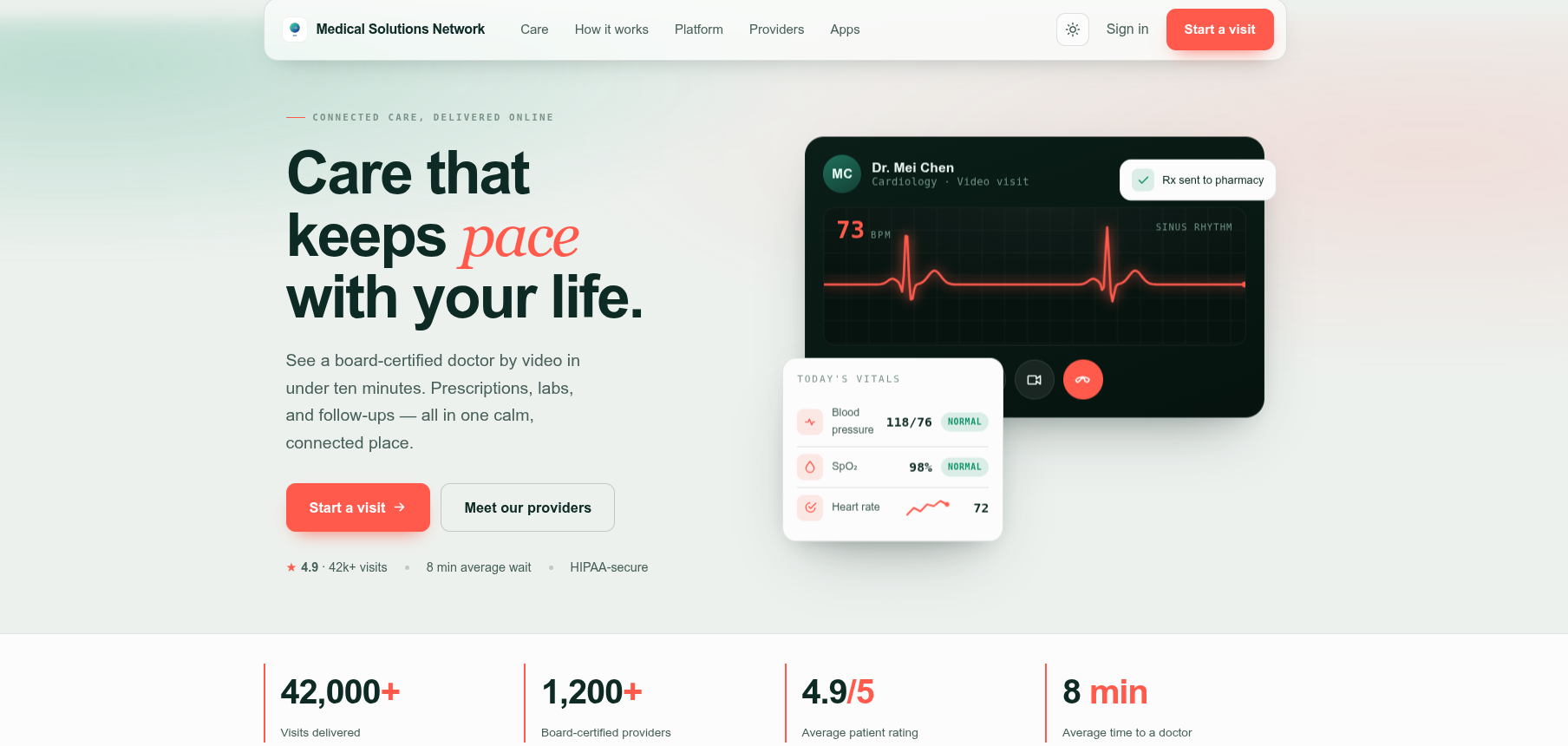 Telehealth Platform — screenshot 1