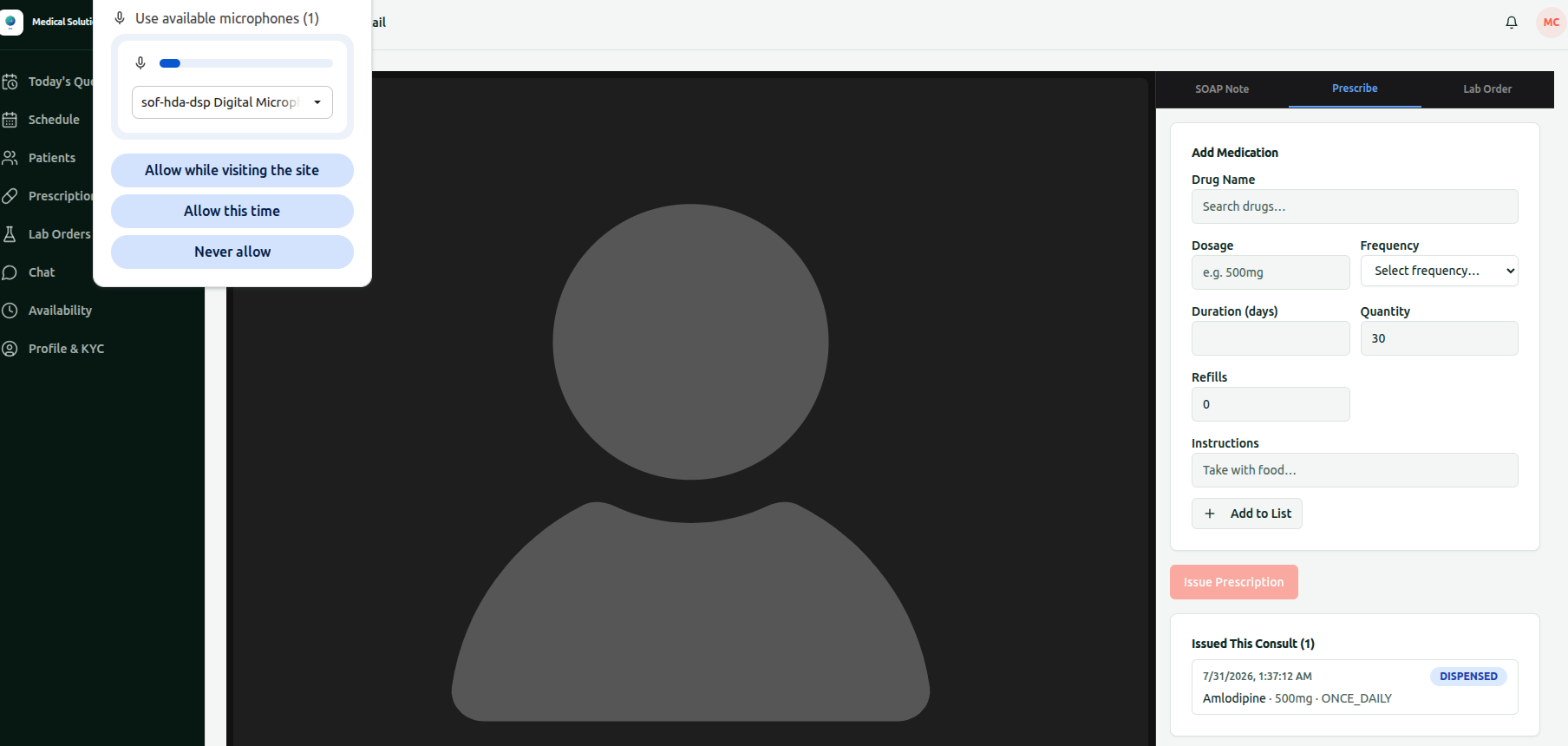 Telehealth Platform — screenshot 2