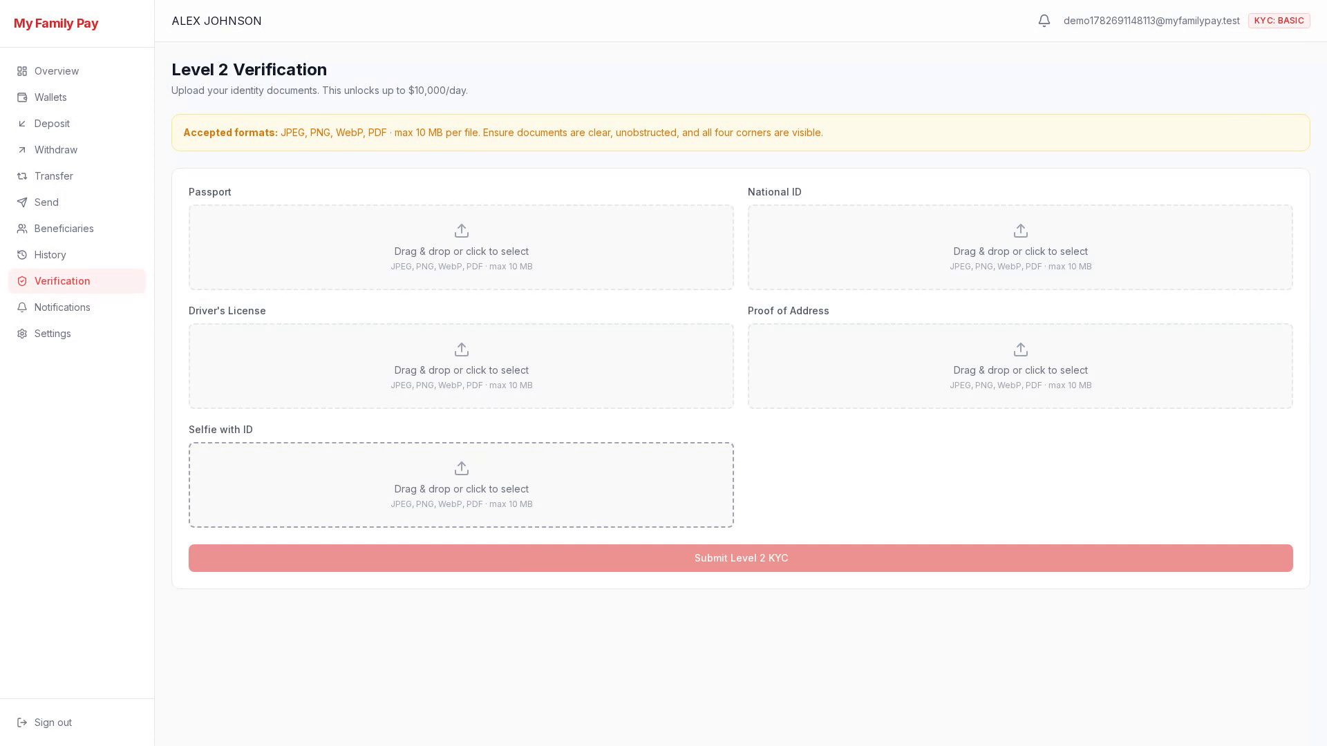 MyFamilyPay — screenshot 3